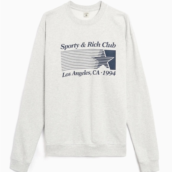 SPORTY & RICH starter crewneck sweatshirt - Picture 4 of 4